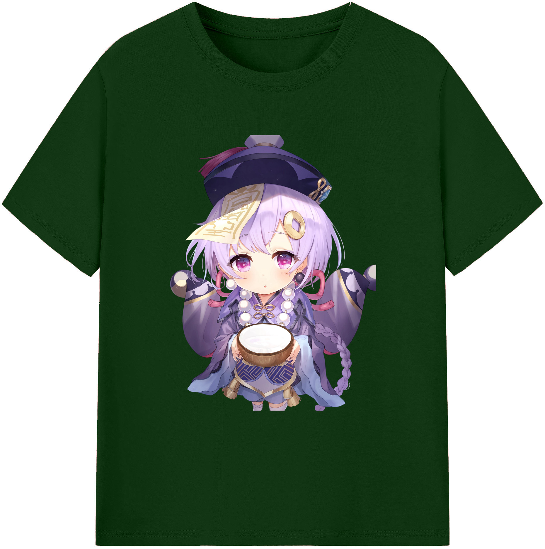 げんし神 七七 なな  genshin Nana 綿100％半袖Tシャツ（フロントプリント）